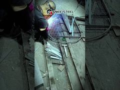 Просмотр решетки из армированного стекловолокном пластика FRP, решетки GRP, настила для пешеходных дорожек, демонстрация напольного покрытия