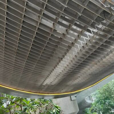 Stainless Steel 316 Press-Lock Fire Resistant Steel Grating for Decorative Ceiling and Structural Use