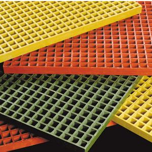 GRP FRP Grating Walkway Pigeon Floor Fiberglass Plastic Grid Fiberglass Mesh Grating 38X38X38