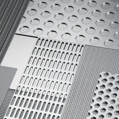0.7mm Thickness 4mm Hole Galvanized Perforated Metal Mesh for Screening Filtering