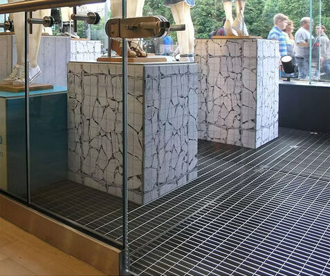 Тяжелая нагрузка горячее DIP оцинкованная стальная решетка решетки на фабрике