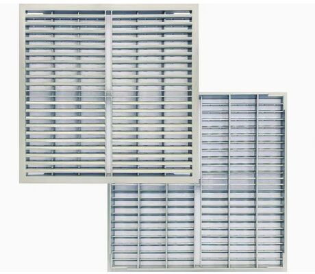 Стальная решетка горячего цинкования для тяжелых условий эксплуатации, противоскользящая, для промышленной безопасности и платформ