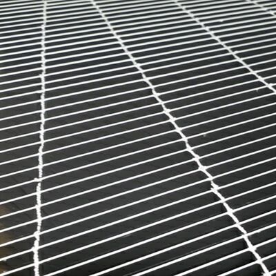 Стальная решетка для плоской поверхности с несущей полосой 25x3 и горячим цинкованием для пешеходных платформ