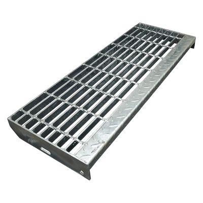 Heavy Duty OEM Factory Supply Non-Slip Galvanized Steel Grating for Stair Treads and Industrial Platforms