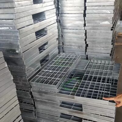 25х3мм съемные оцинкованные решетки из резьбовой стали для антискользящих платформ и тротуаров
